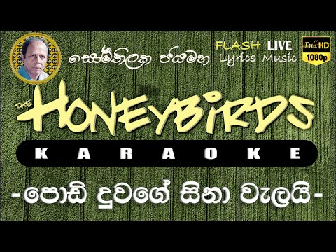 Podi Duwage Sina Walai Karaoke(Without Voice) පොඩි දුවගේ සිනා වැලයි කැරෝකේ