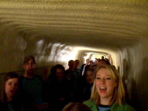 Go Ye Now In Peace, sung in drainage tunnel