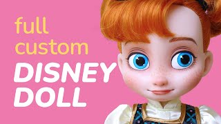 Repainting Disney Animator Anna Doll