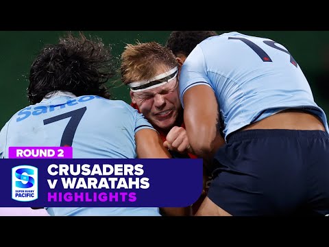 Crusaders v Waratahs Highlights | Round 2 | SRP 2024