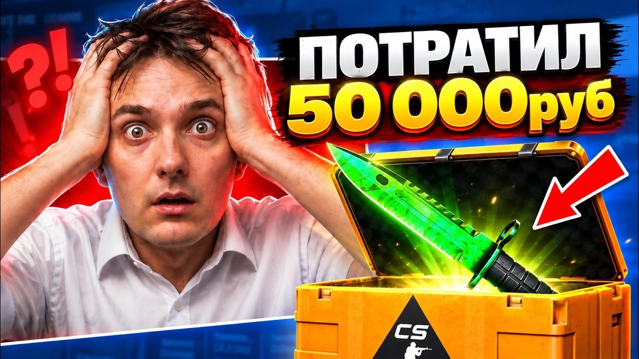 ПОТРАТИЛ 50 000РУБ И ВОТ ЧТО ВЫШЛО!!! БИТВА ЗА НОЖ В CS 2!