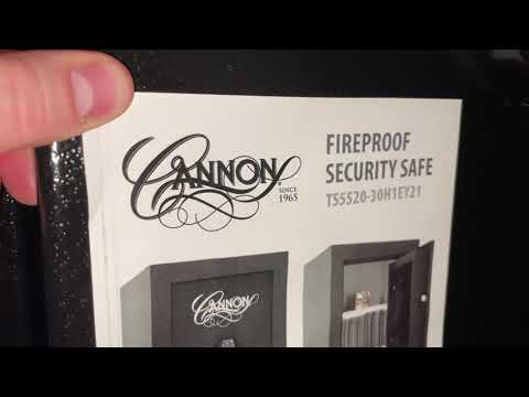 Cannon TS5520 Gun Safe - Set New Security Code