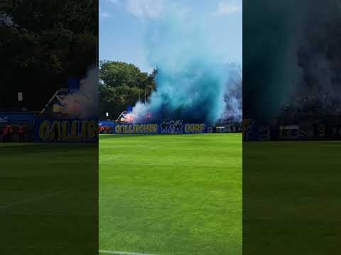 Carl-Zeiss Jena Pyroshow bei der U23 von Hertha BSC