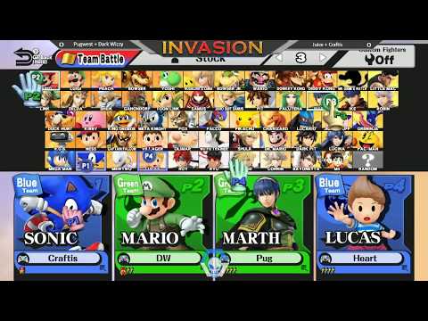 Invasion 19 - Doubles Loser's Semis: Pugwest + Dark Wizzy vs Juice + Craftis