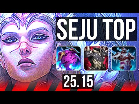 SEJUANI vs NASUS (TOP) | 36k DMG | KR Master | 25.15