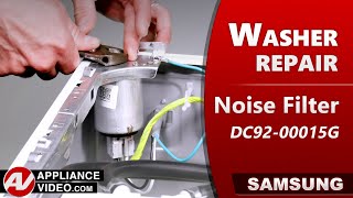 Samsung Washer Will Not Power On - Noise Filter Repair