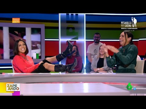 El descuido de Lorena Castell al mostrar su tatuaje de un cuchillo - Zapeando