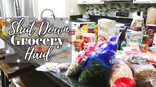 GROCERY PICK UP DURING THE SHUT DOWN // CLEANING MOM