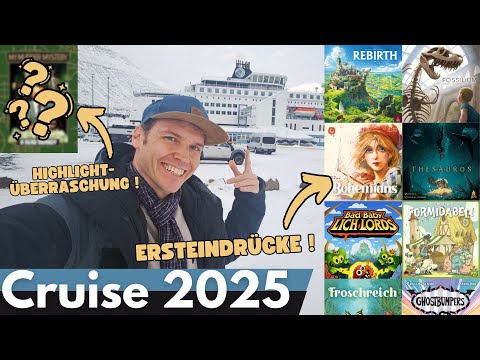 Boardgame Cruise Island 2025 – Mein Highlights und Ersteindrücke - Rebirth, Fossilium, Thesauros