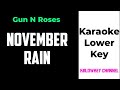 Gun N Roses - November Rain Karaoke Lower Key -5