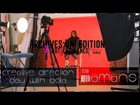 Archive Files: Creative direction day at UAL with Bola