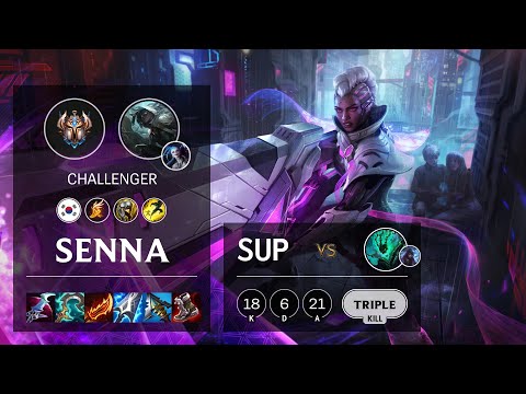 Senna Support vs Thresh - KR Challenger Patch 11.24
