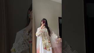 3D & Crochet Hand Embroidered Cotton Chikankari Suit - Video 1
