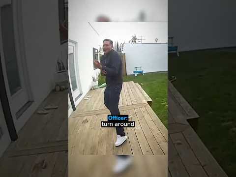 Suspect tries to Escape Police Dog