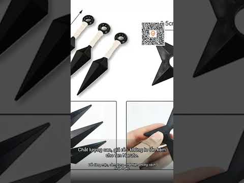 Naruto Kakashi Cosplay Phụ Kiện Ninja Giá Rẻ - Vũ Khí Kunai Shuriken Găng Tay Tiệc Halloween