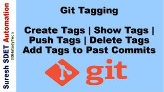 Git Tagging | Create | Show | Push | Delete | How to Add Git Tags in GitHub Repository