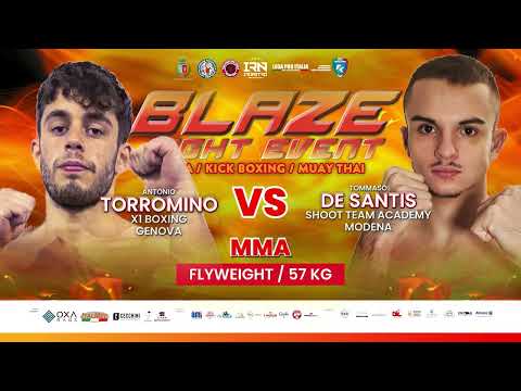 MMA - Antonio Torromino (X1 Boxing Genova) vs Tommaso De Santis (Shoot Team Academy Modena)