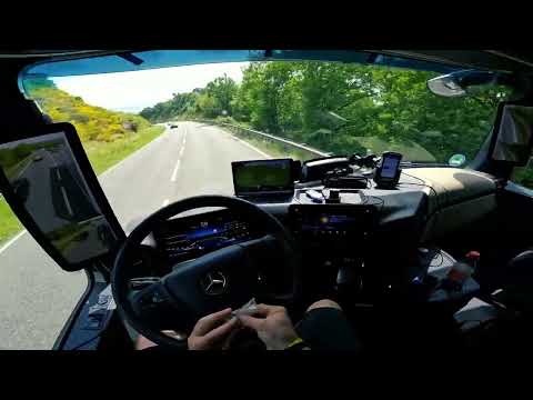 POV truck Driving   🇩🇪 MERCEDES ACTROS MP 5  Mayen