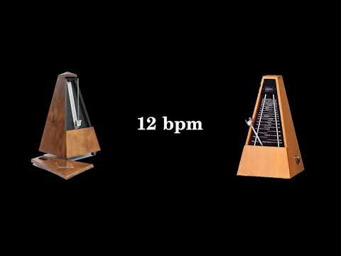 12 bpm unpitched click metronome for practice, concentration, relaxation, spiritual evolution