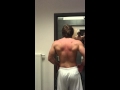 Filip Vaško - Amateur Bodybuilder - Back double biceps and lats