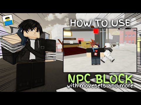 HOW TO USE NPC BLOCK WITH MOVESETS IN THE JJS UPDATE | Jujutsu Shenanigans Roblox