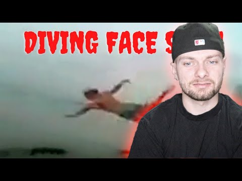 His Face Split Apart | THE DIVING FACE SPLIT GUY