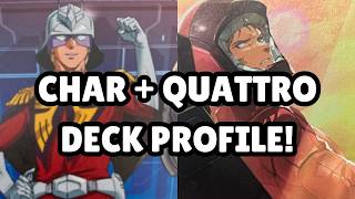 Char + Quattro Green/White Deck Profile! Gundam Card Game