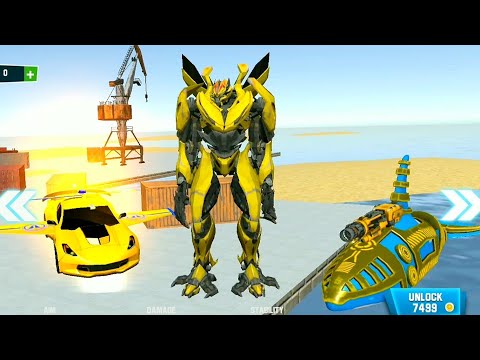 Whale Robot Transform : Shark Robot Car Game (part 2) - Android Gameplay HD