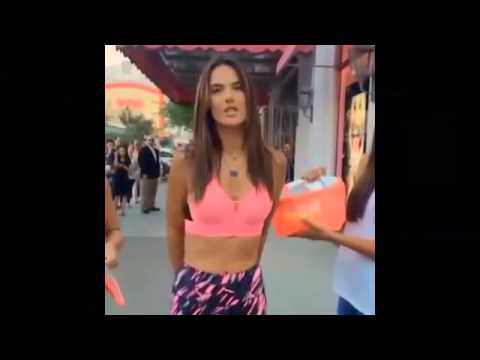 Alessandra Ambrosio ALS Ice Bucket Challenge - 'Ice Bucket Challenge'
