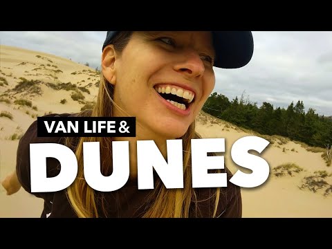 Van weigh in, new home for our cat, classic cars & sand dunes (Van life in Coos Bay, Oregon)