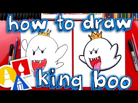 How To Draw King Boo From Mario