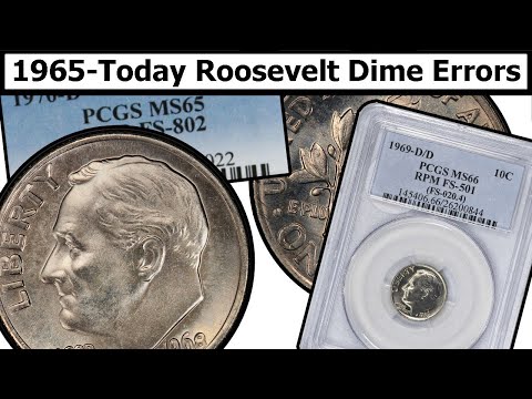 Clad Roosevelt Dime Errors & Varieties Complete Guide - Values & Clear Explanation