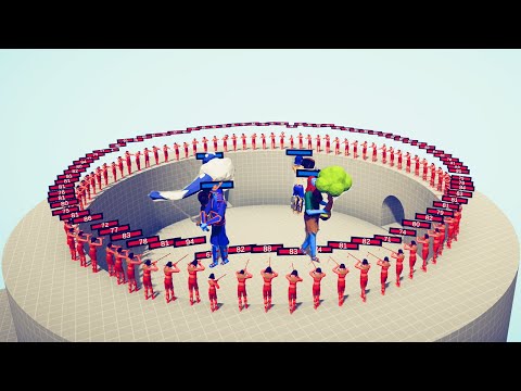 100X BLOWDARTER VS EVERY UNIT RING - Totally Accurate Battle Simulator TABS