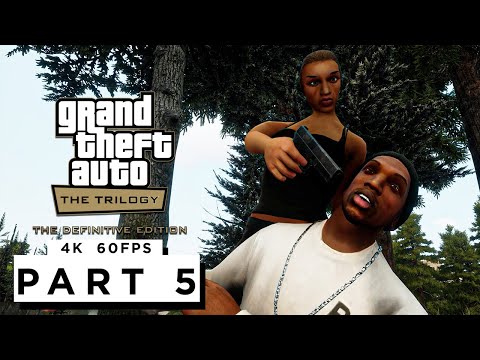 GTA SAN ANDREAS DEFINITIVE EDITION Walkthrough Gameplay Part 5 - (4K 60FPS) - No Commentary