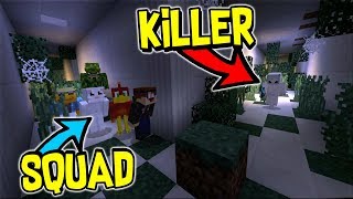 TRYING TO ESCAPE FROM THE KILLERS AS A SQUAD !! - Minecraft Soul Snatchers