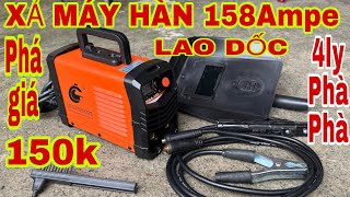 🔴🔴🔴🔴🔴máy Hàn mini 158ampe 4ly siêu mạnh xả ve chai tặng kính 150k