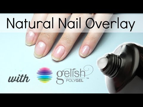 PolyGel overlay on Natural Nails