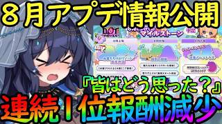 【ドットアビス】SNSで話題『連続1位報酬減少』と『8月のアプデ情報と水着キャラの性能』の運営レター来たぞ！！【DMM&スマホ版】