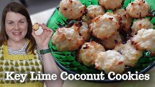 Key Lime Coconut Macaroons - The EASY Recipe with ONLY 4 INGREDIENTS!