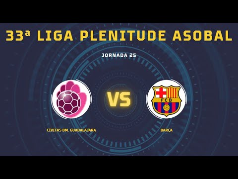 33ª Liga Plenitude ASOBAL J25: CÍVITAS BM. Guadalajara - Barça 23-50