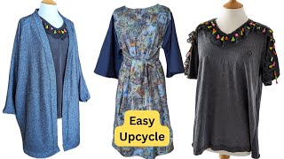Easy Boho T shirt upcycle (plus 2 easy sewing projects)