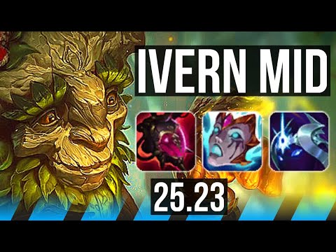 IVERN vs VIKTOR (MID) | Rank 6 Ivern, 600+ games | KR Challenger | 25.23