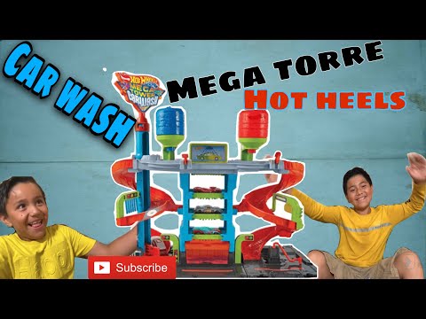 Hot Wheels City Mega Tower Car Wash