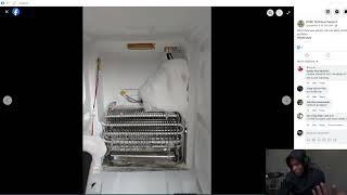 Why does ice accumulate on evaporator coil in refrigerator — it's a simple process of elimination