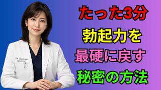 💪 健康 習慣｜骨盤底筋を鍛えて男性機能を守る！1日3分で始める簡単エクササイズ