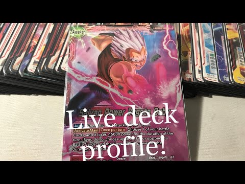 Promo Vegeta Baby deck profile (Dragonball super)