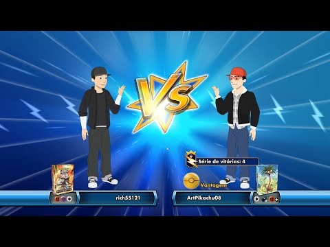 Gameplay [Pokemon TCG Online] - Versus - Aniquilacao Tropical #1 - Tempestade Celestial