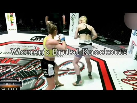 MMA KNOCKOUTS| Women's Brutal K. O