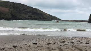 Port Isaac waves Music the last leviathan Fishermans Friends