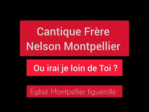 CANTIQUE DU FRÈRE NELSON ( ou irai je loin de toi ? (église Montpellier figuerolle vie et lumière)